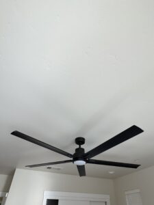 Ceiling Fan Replacement in Rocklin