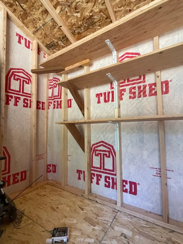 Shed Shelving Installation in Auburn