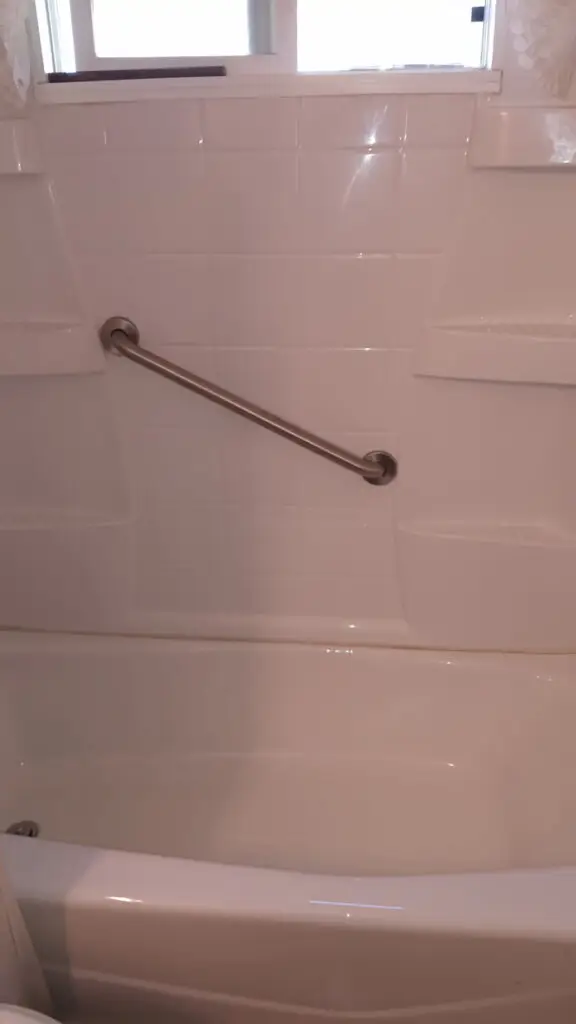Shower Grab Bar Installation in Rocklin — bathroom safety